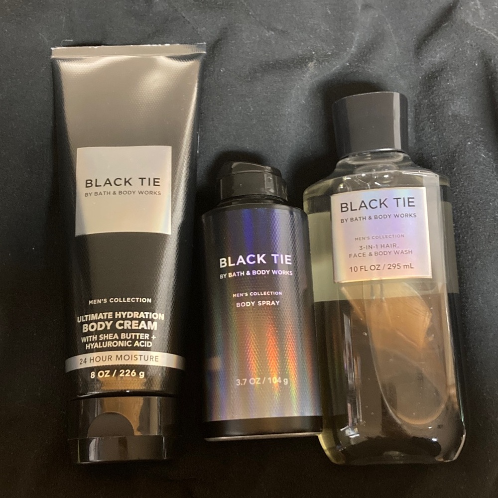Bath & Body Works Black Tie Men's Trio